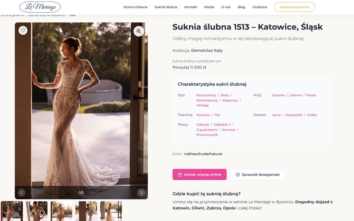 Karta sukni 1513 z automatyczną, szczegółową klasyfikacją i opisem od AI